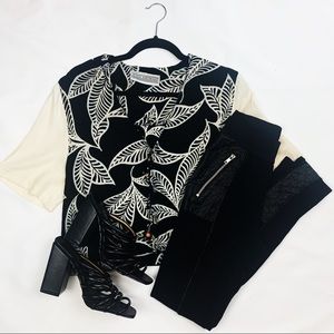 Floralesque Short-Sleeve Top By Jessica Howard